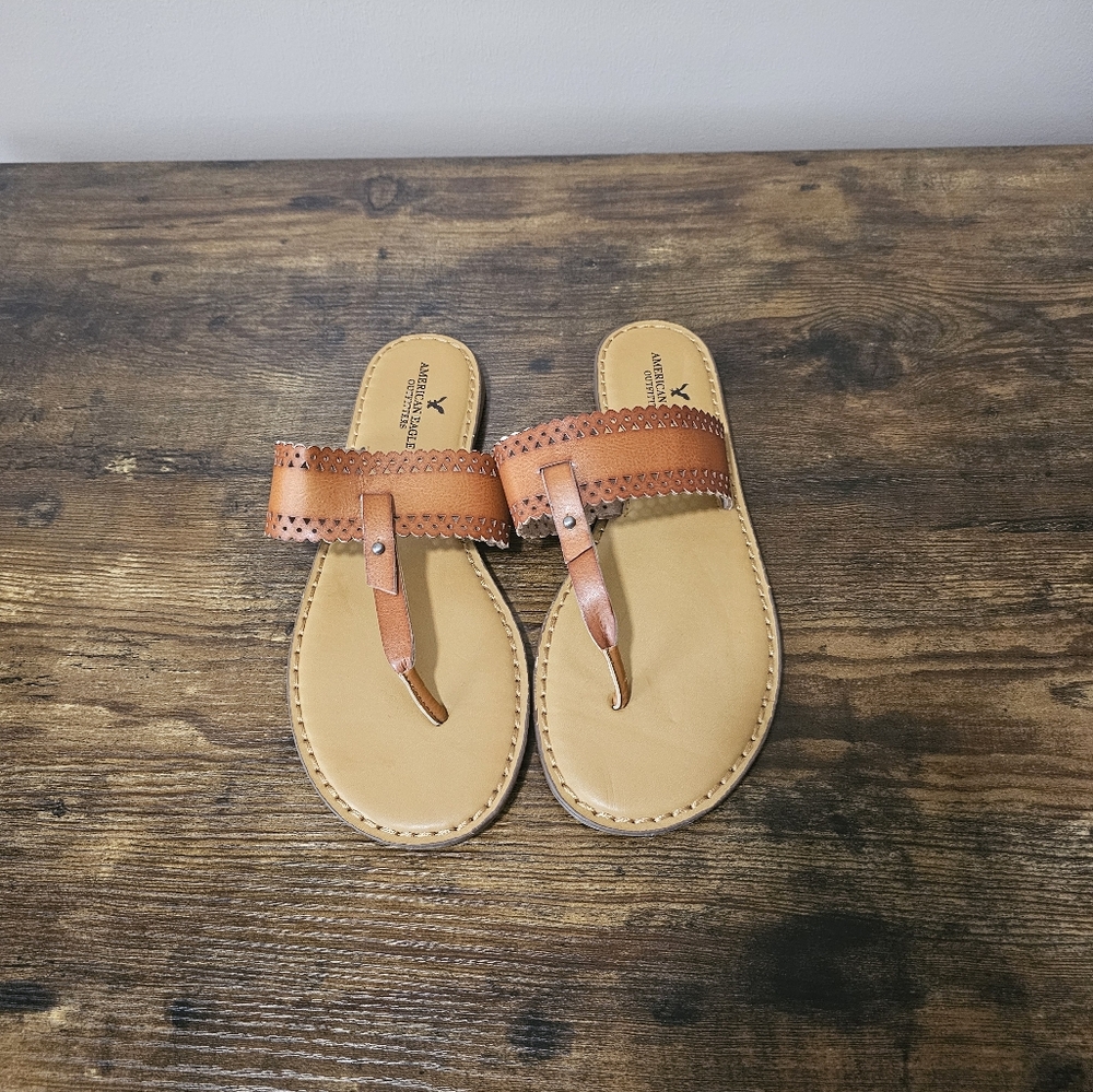 American Eagle T-strap Sandals